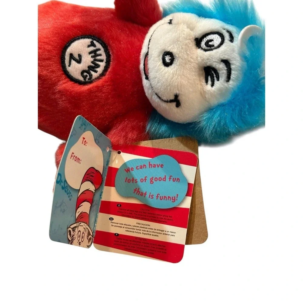 Aurora Dr. Seuss Seussville Cindy Lou Who Bean Bag & Thing 2 Plush Toy Doll 6